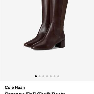 Cole Haan Women's Dark Brown Over the Knee Boots
